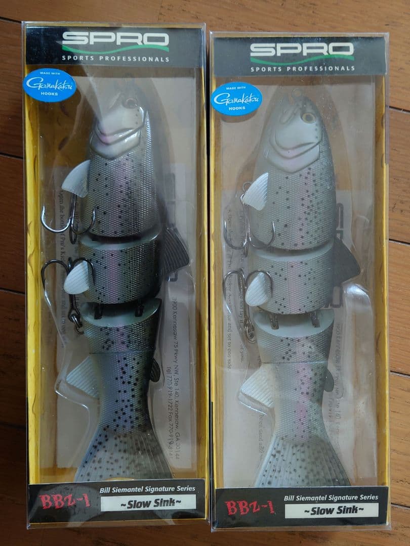 スプロ BBZ-1 Slow Sink Trout色 2個セット SPRO ☆