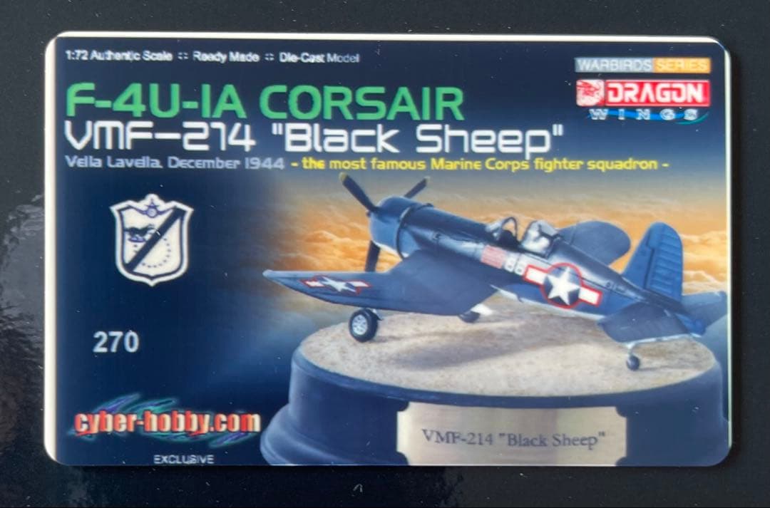 絶版新品希少DRAGONウォーバーズ 1/72 F4U-1Aコルセア 1944年