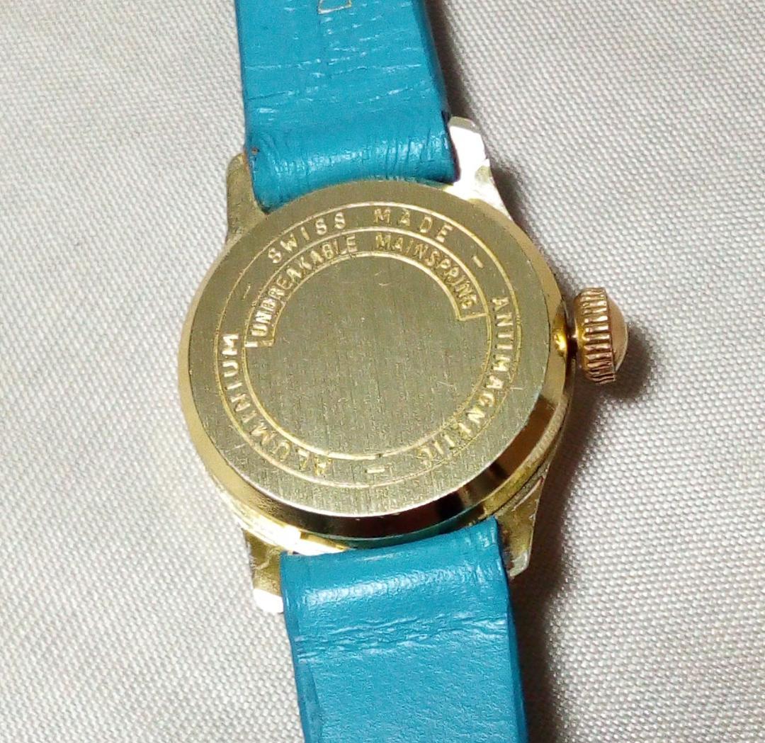 【希少・美品】 1963年 スイス マテル製 バービー 手巻き式 腕時計