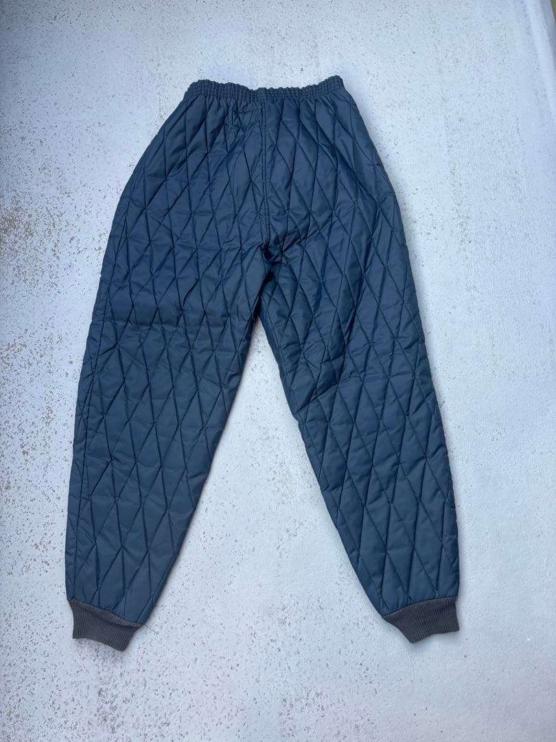 キルティングパンツ M-TALL ダークブルー　JCPenney 80s 古着