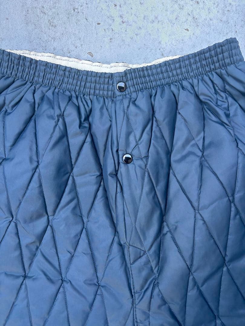 キルティングパンツ M-TALL ダークブルー　JCPenney 80s 古着