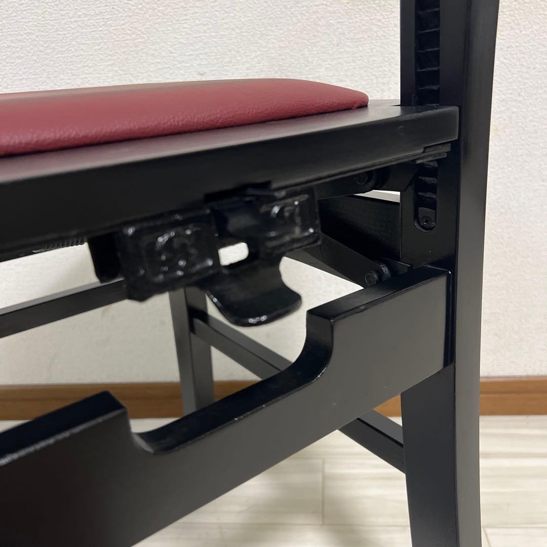 【中古リニューアル】背付ピアノ椅子(全国送料込み)トムソン椅子