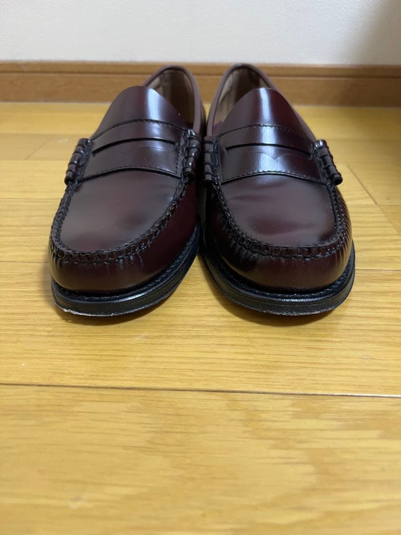 ローファーメンズ 27 G.H.Bass ジーエイ チバス 本革 レザー茶色