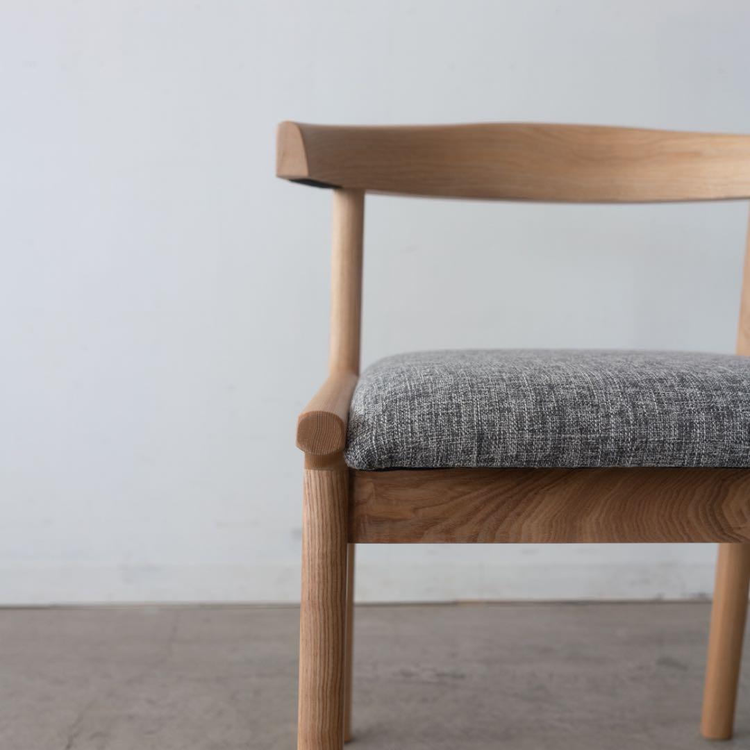 flower ダイニングチェア　ルンバ対応　アッシュ材