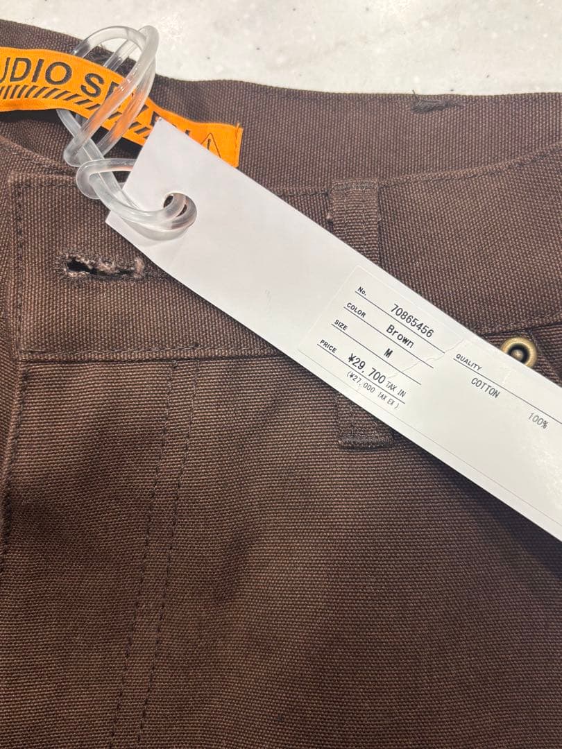 【年末特別価格】　STUDIOSEVEN ストレートワークパンツ