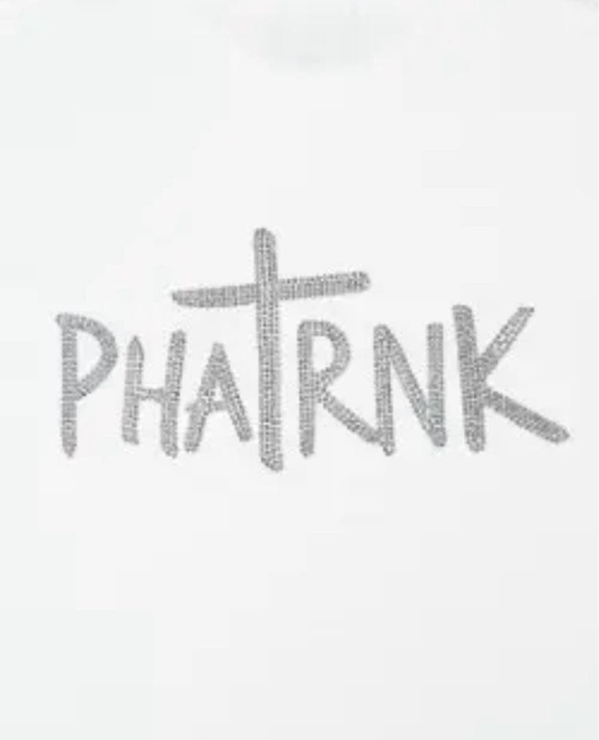 ファットランク　PHATRNK 81024希少　基礎スタッズ　ロンT 白　X L