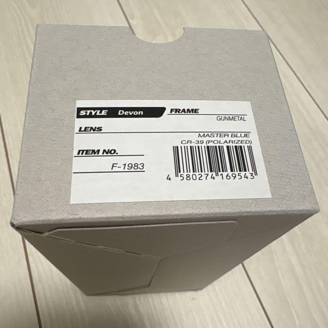 せす ZEQUE Devon ガンメタル サングラス