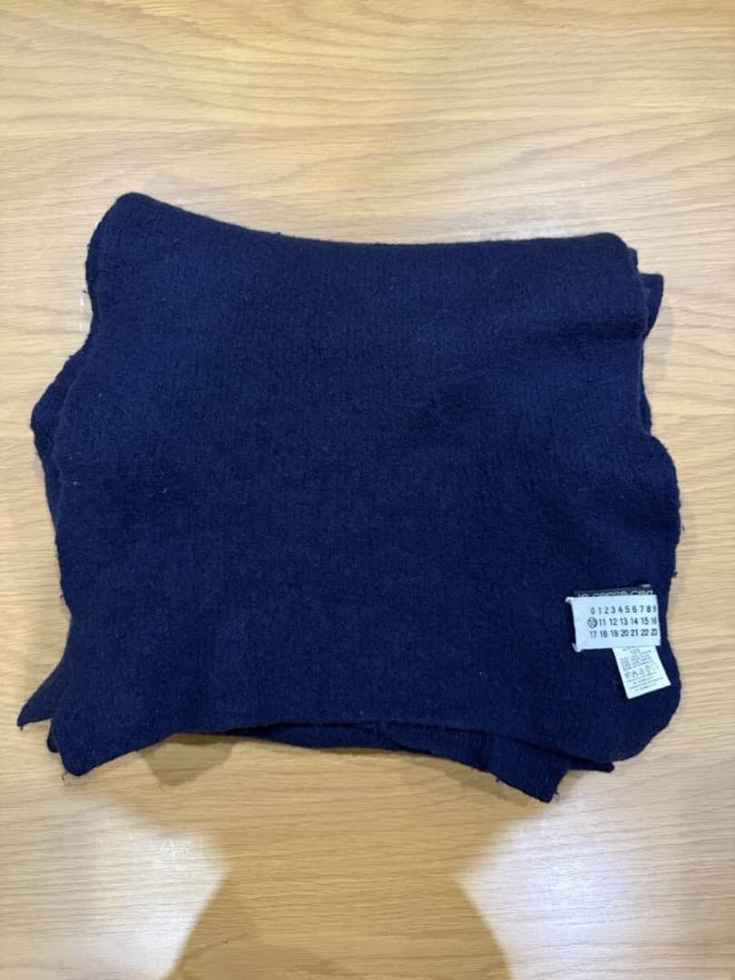 【珍品】MARTIN MARGIELA 10CORSOCOMO マフラー 紺