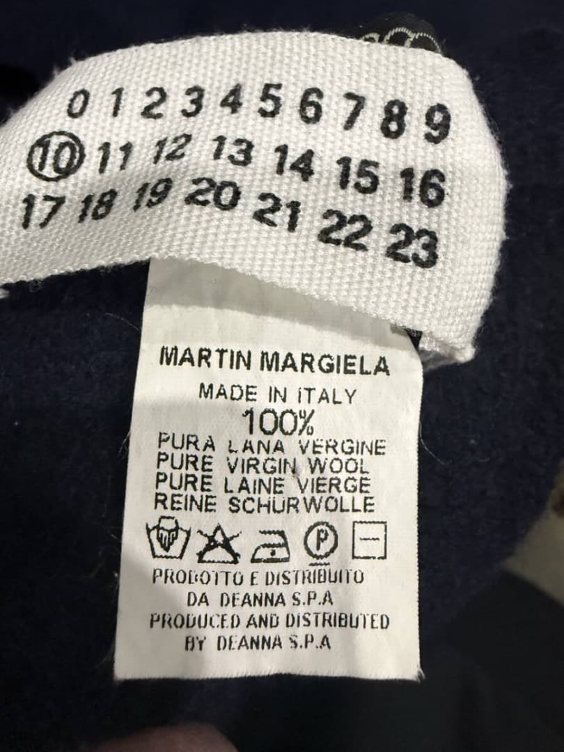 【珍品】MARTIN MARGIELA 10CORSOCOMO マフラー 紺