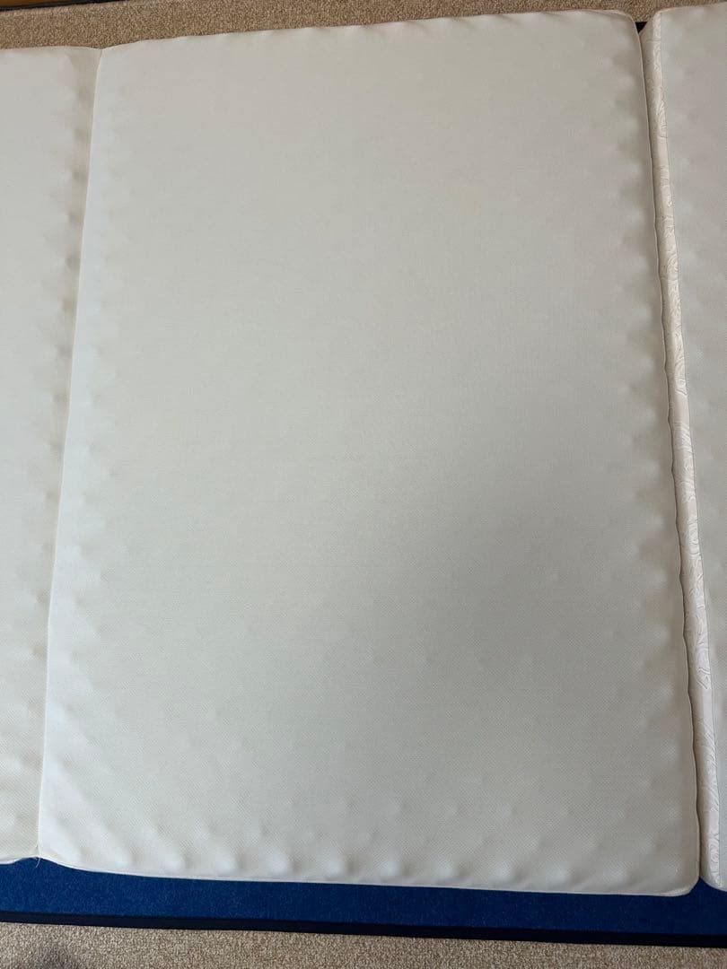 西川　ムアツ布団　三つ折りマットレス　シングル　2フォーム