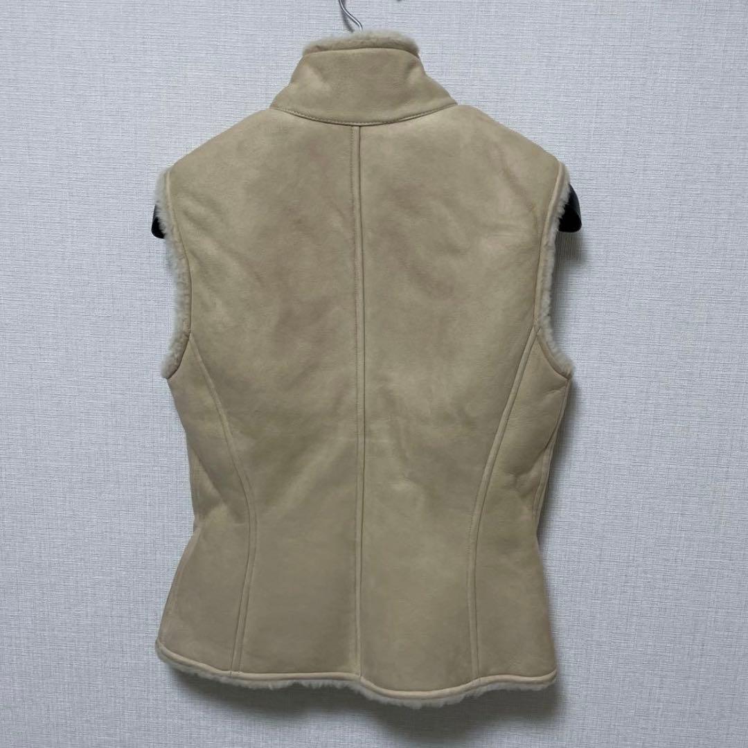 takasu エルメス ムートンベスト ベージュ