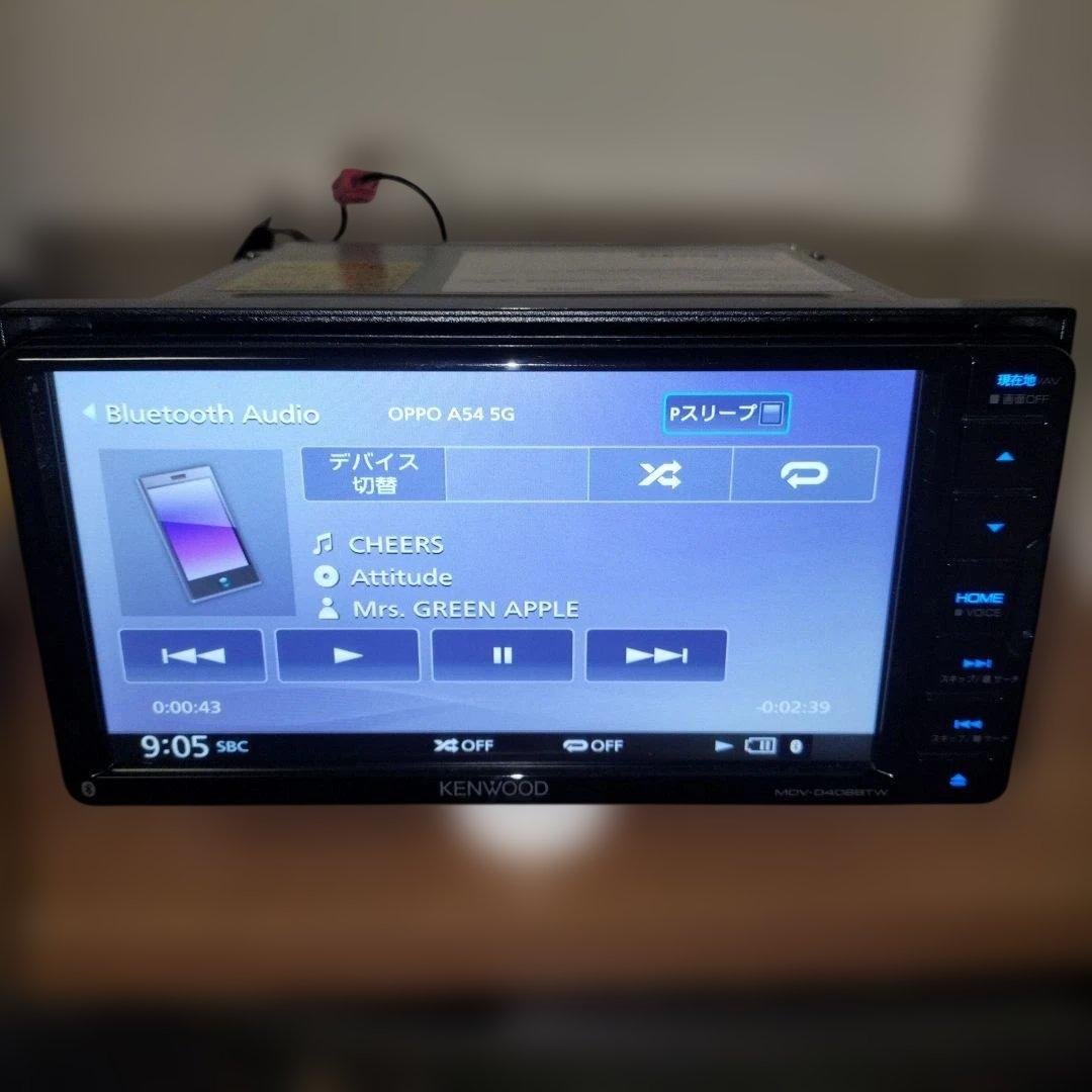 カーナビ KENWOOD MDV-D408BTW