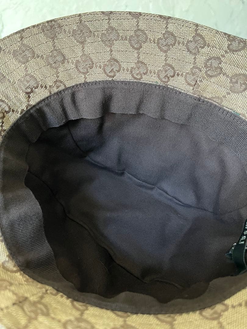 t*)様 Gucci グッチ GGパターン バケットハット M