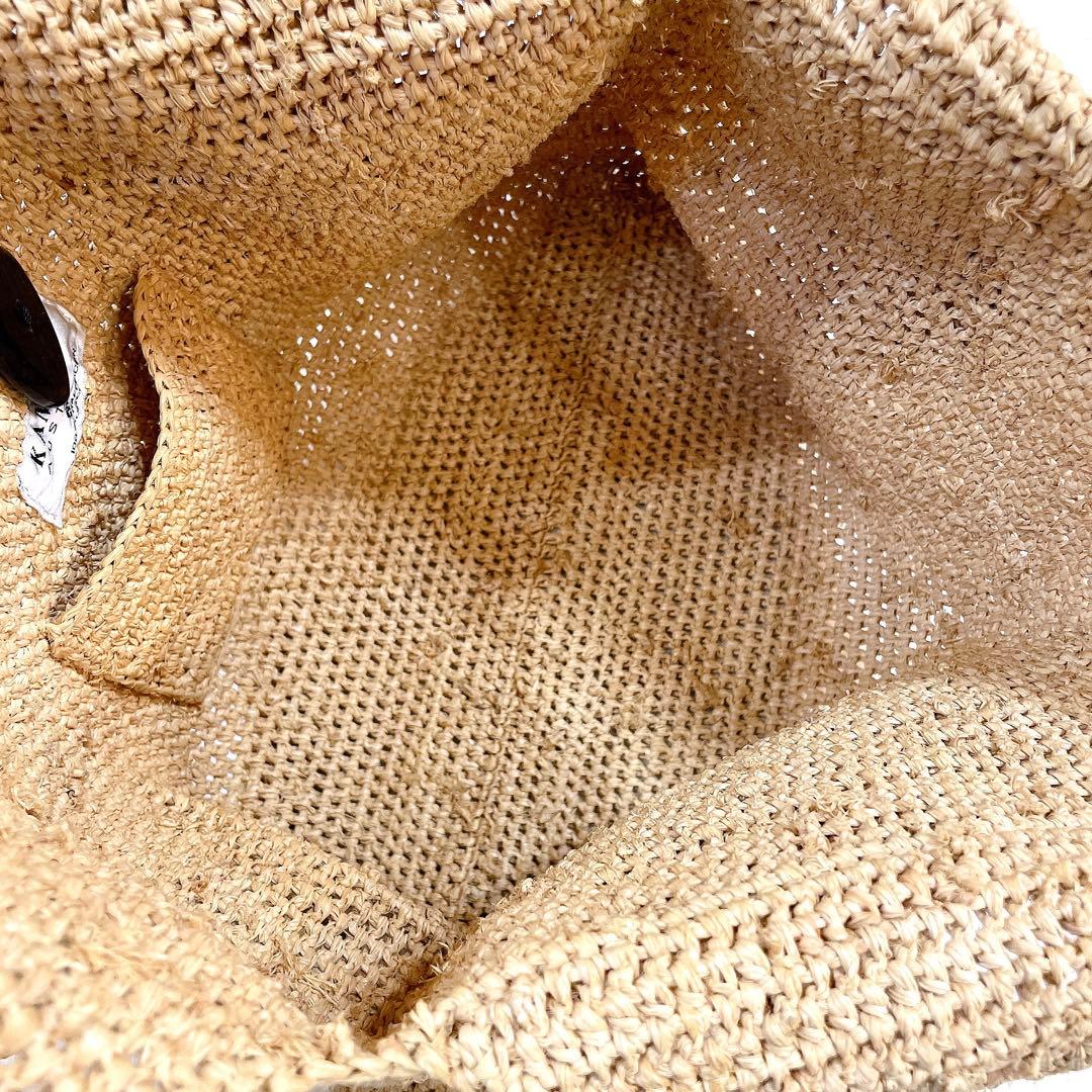 専用 HELEN KAMINSKI ラフィア ショルダーバッグ トートバッグ