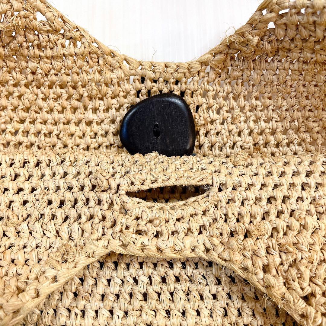 専用 HELEN KAMINSKI ラフィア ショルダーバッグ トートバッグ