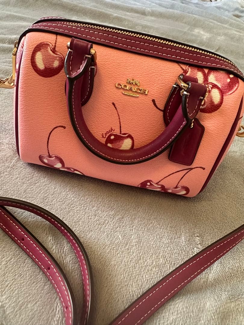 マーブル☆COACH コーチ チェリー クロスボディバッグ