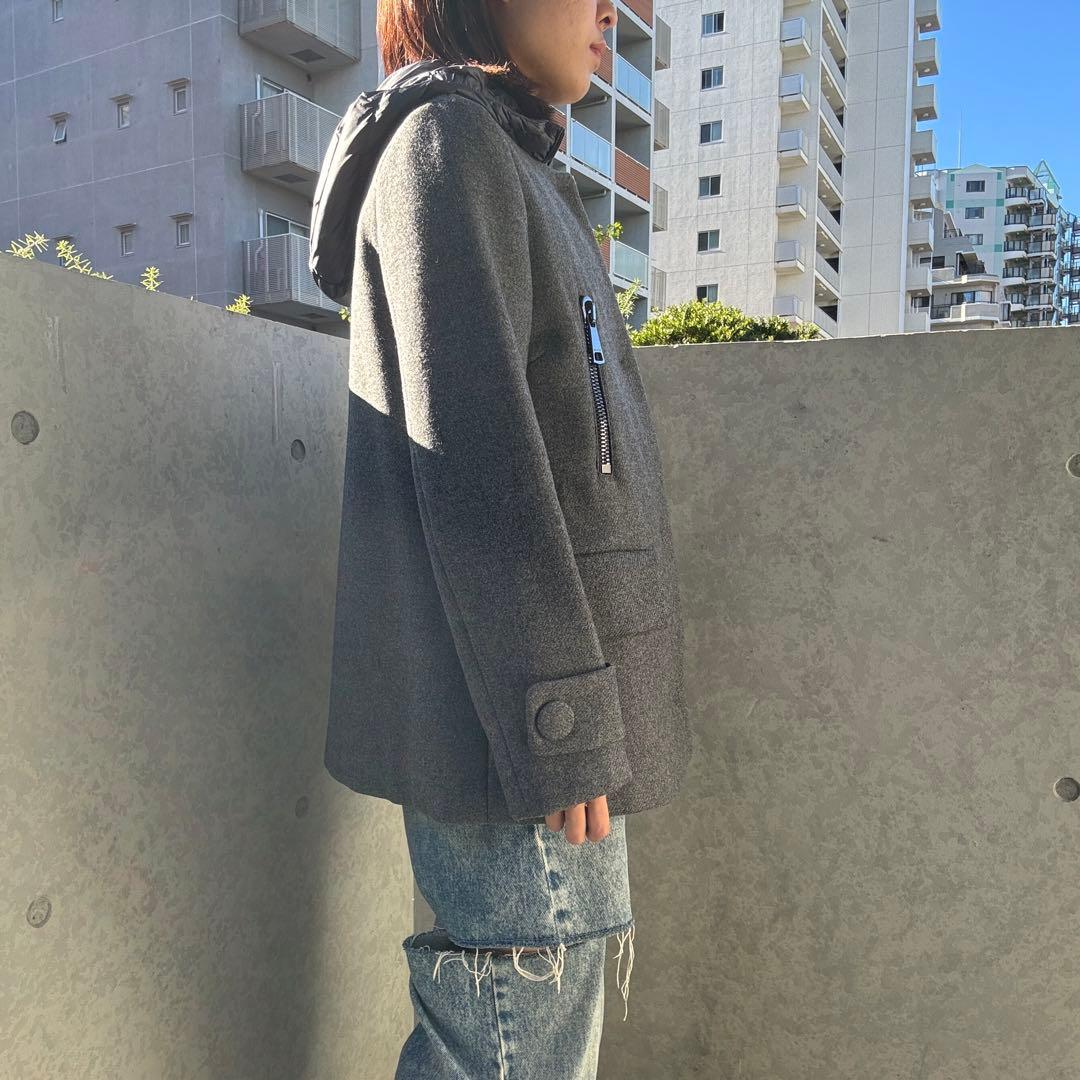 MONCLER モンクレール　ウールコート、ダウンベストライナー付　ハンガーあり