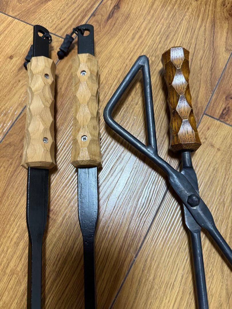 【極美品・未使用】peak 焚き火ツールPro./asigripカスタム