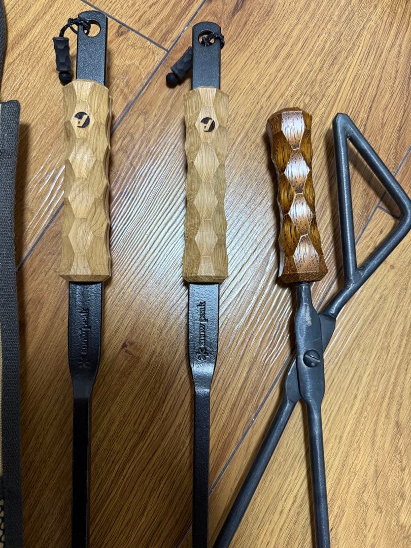 【極美品・未使用】peak 焚き火ツールPro./asigripカスタム