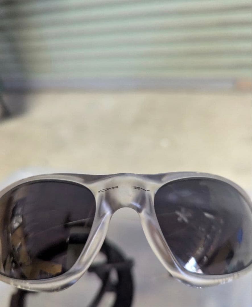 Oakley クリア ブラック スポーツサングラス