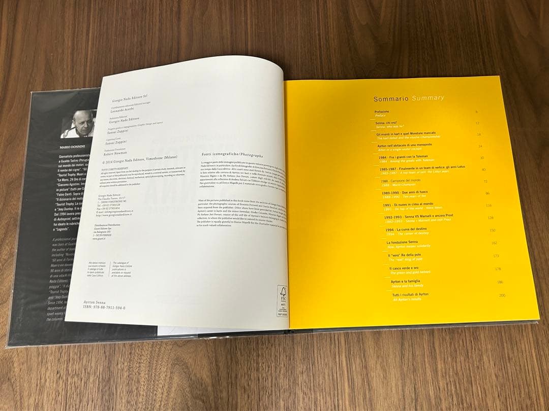 アイルトン・セナ　プロフィールフォトブック　マクラーレン