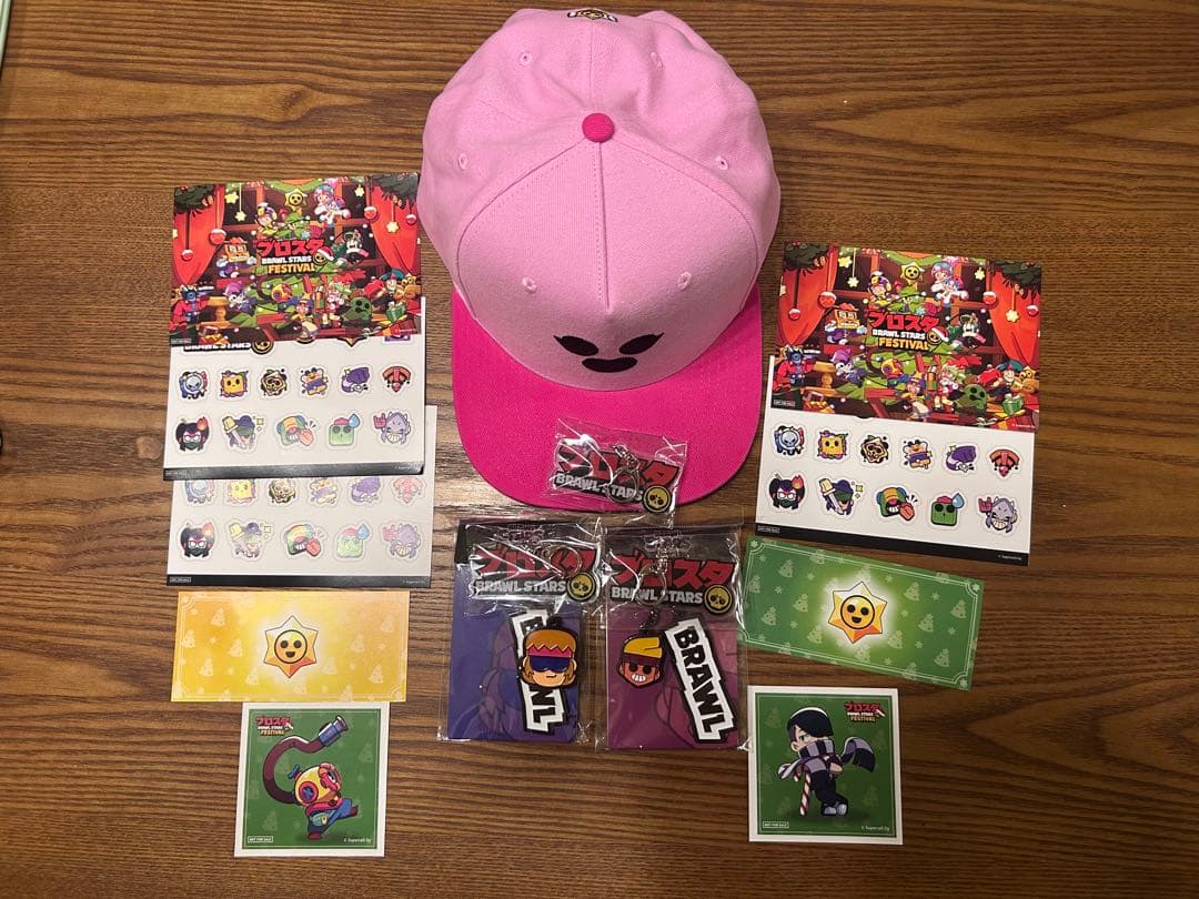 [非売品]桜スパイクキャップ アンバー、バスターキーホルダー シール 値下げ可能