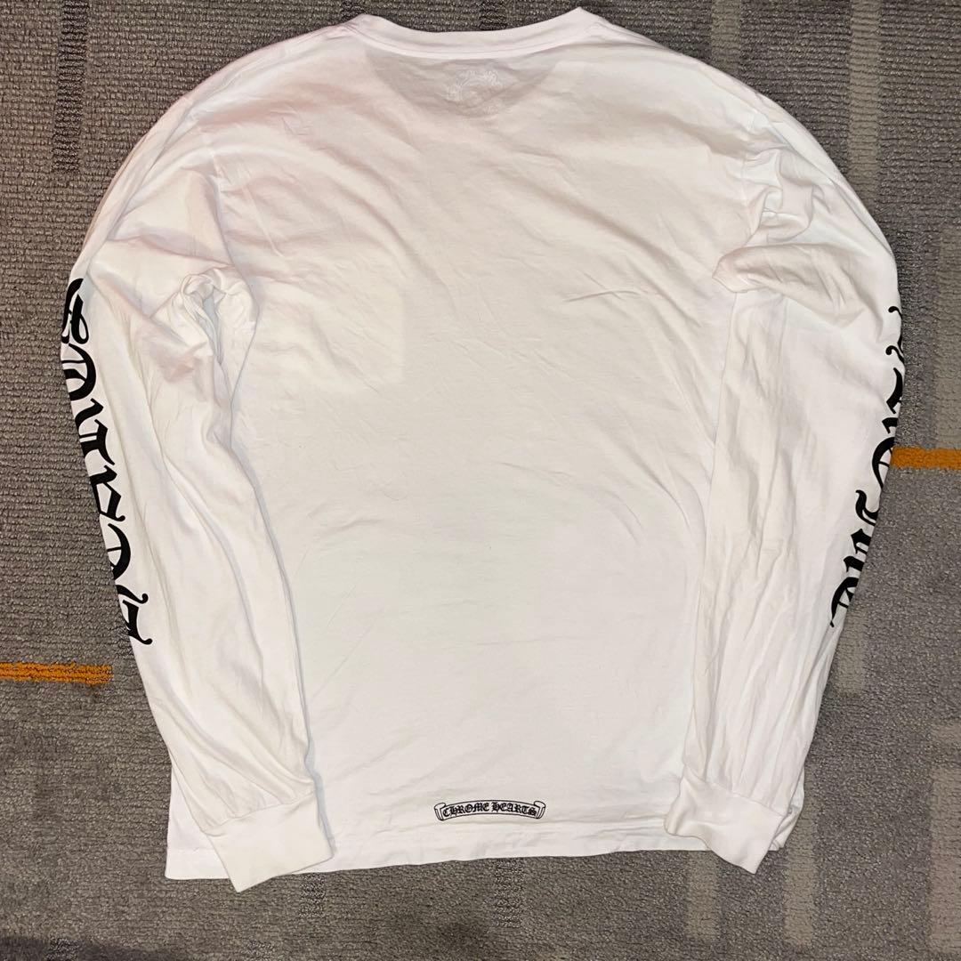 天*木様 【正規品】Chrome Hearts ロングスリーブT袖ロゴ USA製