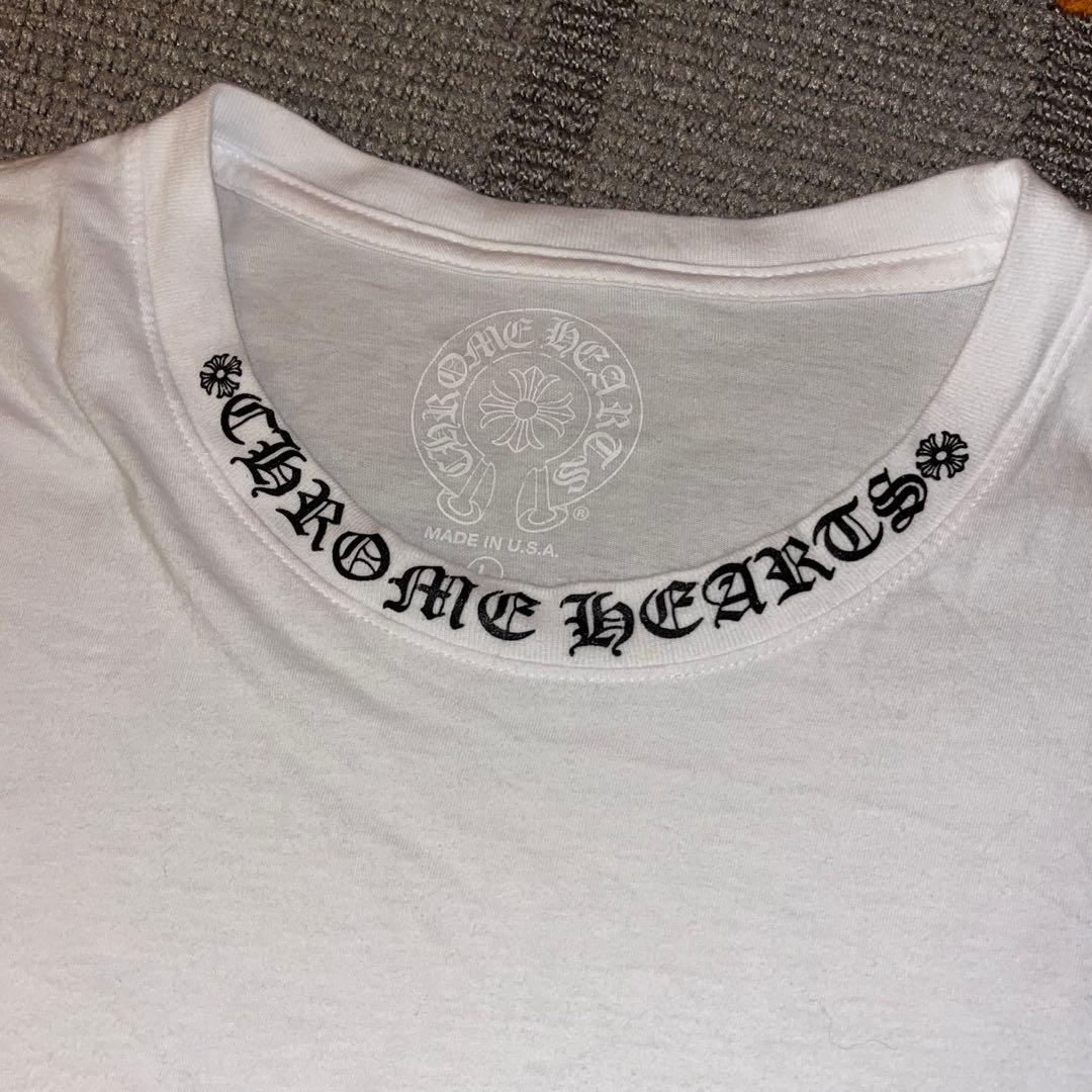 天*木様 【正規品】Chrome Hearts ロングスリーブT袖ロゴ USA製