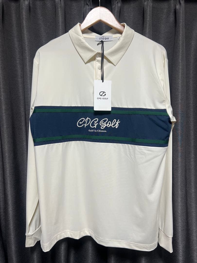 メンズウェア CPG GOLF STRETCH SMOOTH LOGO POLO 3(L)