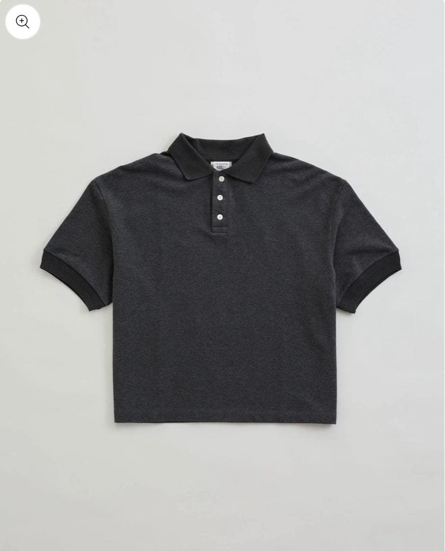 shinzone WIDE POLO ワイドポロシャツ　グレー　新品