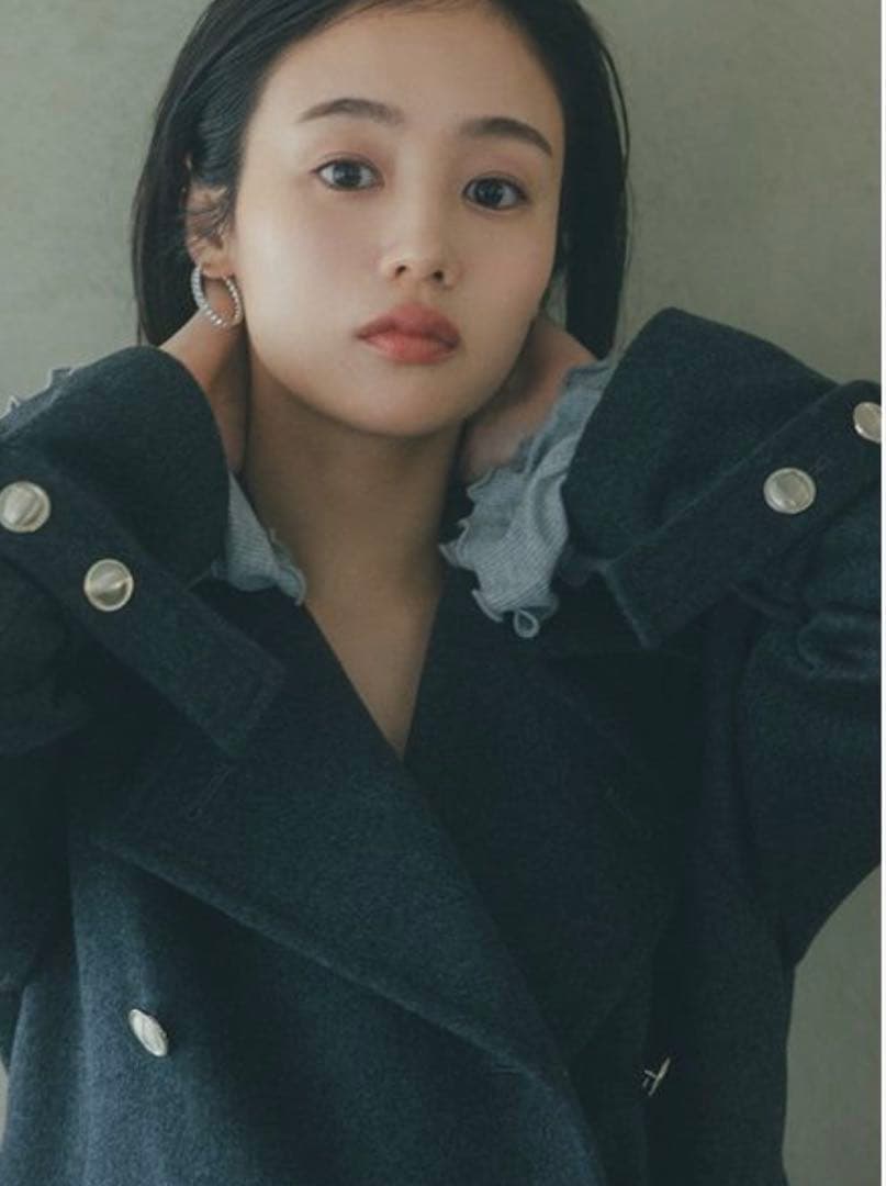 【新品タグ】スナイデル　ウールカシミヤスタンドカラーコートSWFC255037