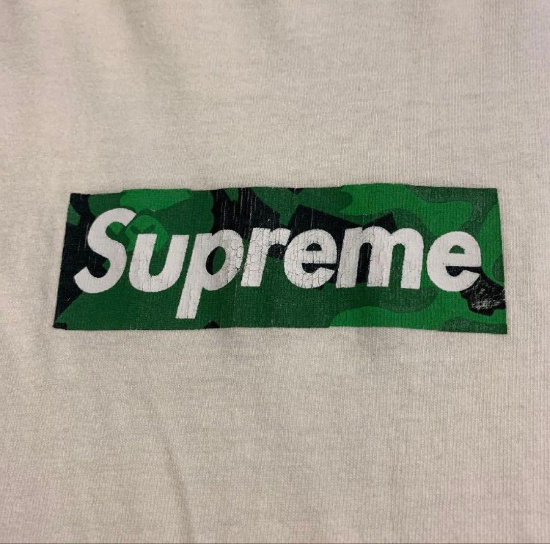 希少 APE × Supreme Box Logo Tシャツ