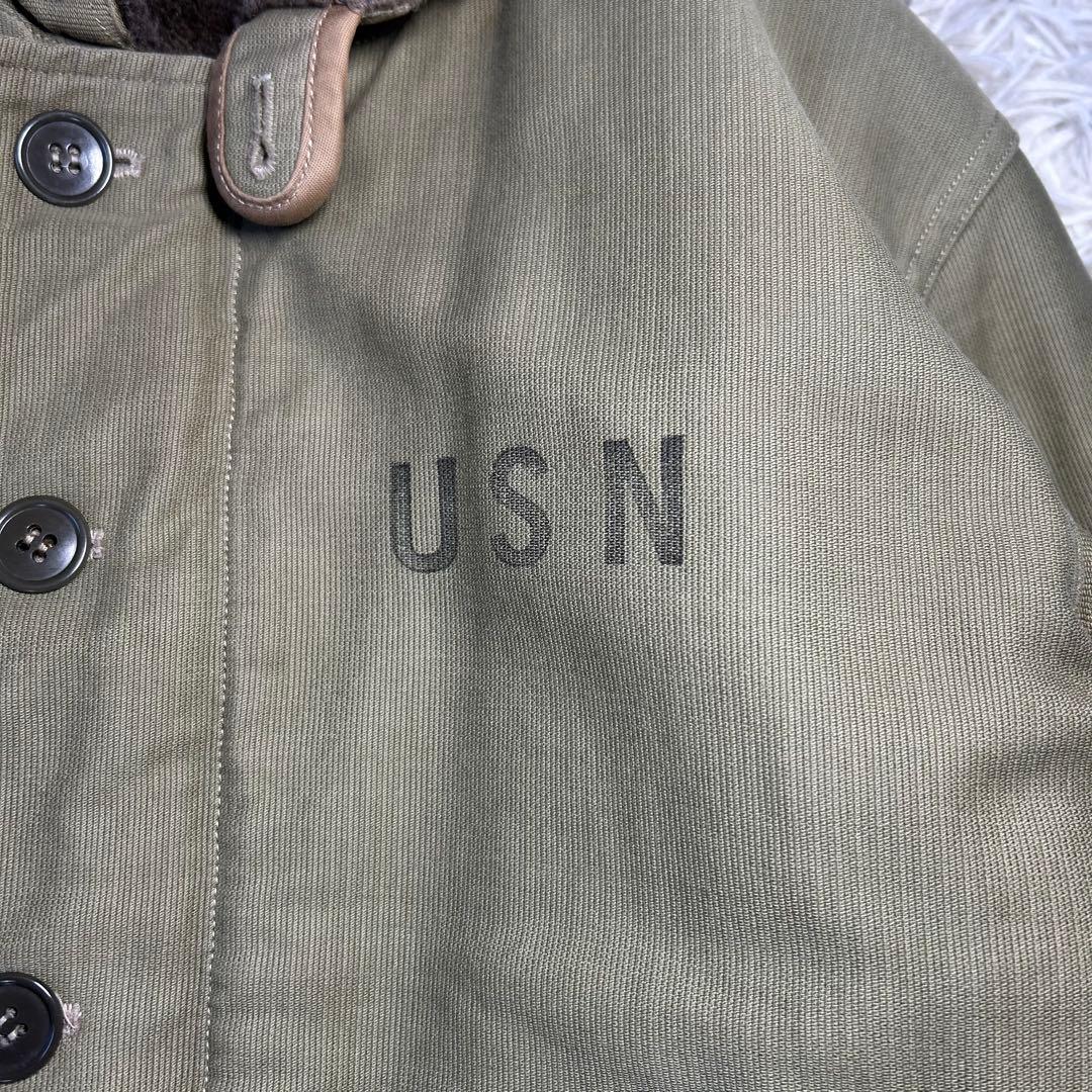 バズリクソンズ N-1 デッキジャケット S M13795 USN NAVY