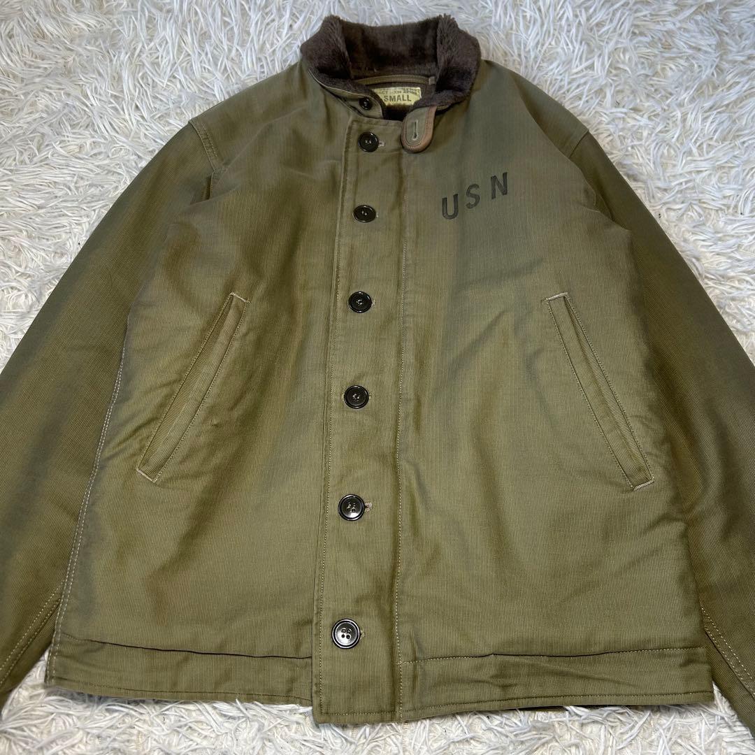 バズリクソンズ N-1 デッキジャケット S M13795 USN NAVY