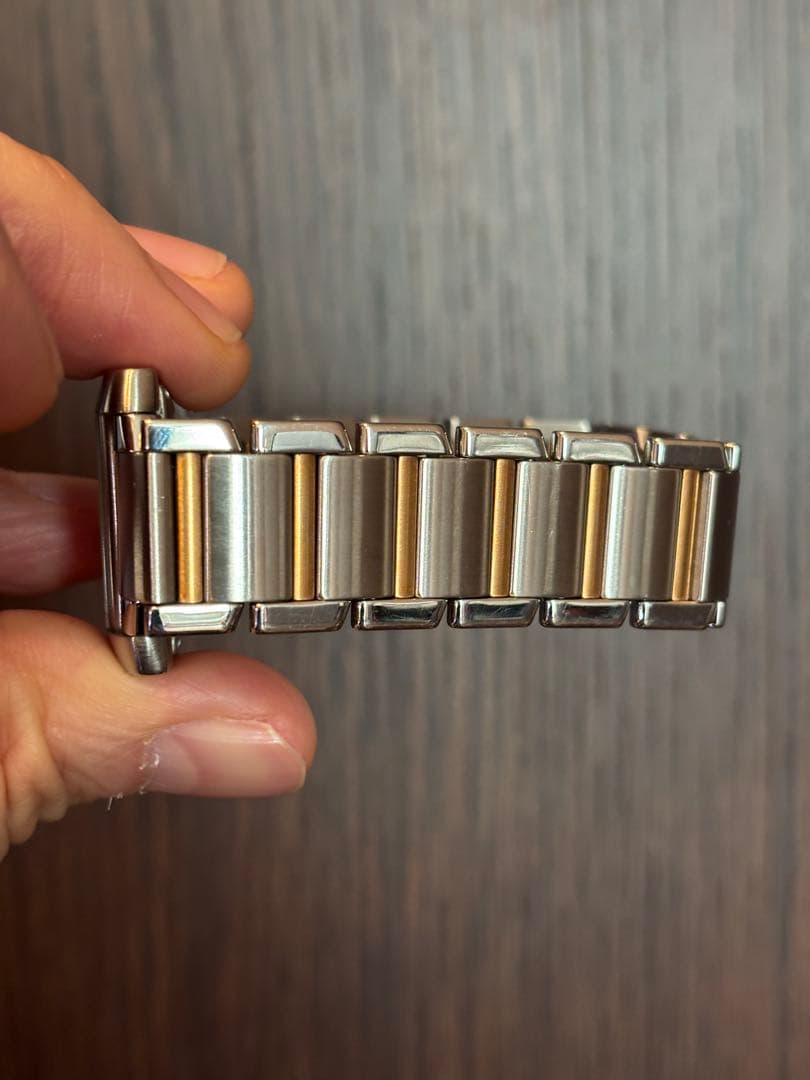 カルティエ タンクフランセーズ LM コンビ W51005Q4 OH済 フルコマ