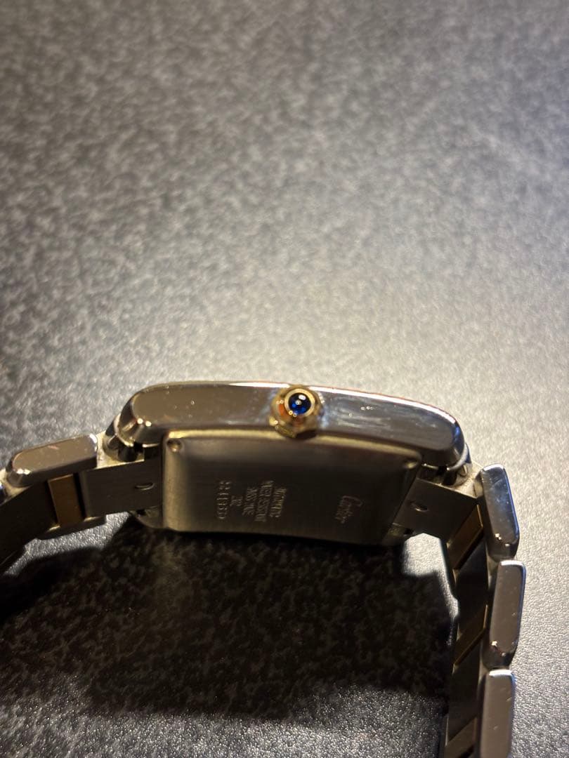 カルティエ タンクフランセーズ LM コンビ W51005Q4 OH済 フルコマ