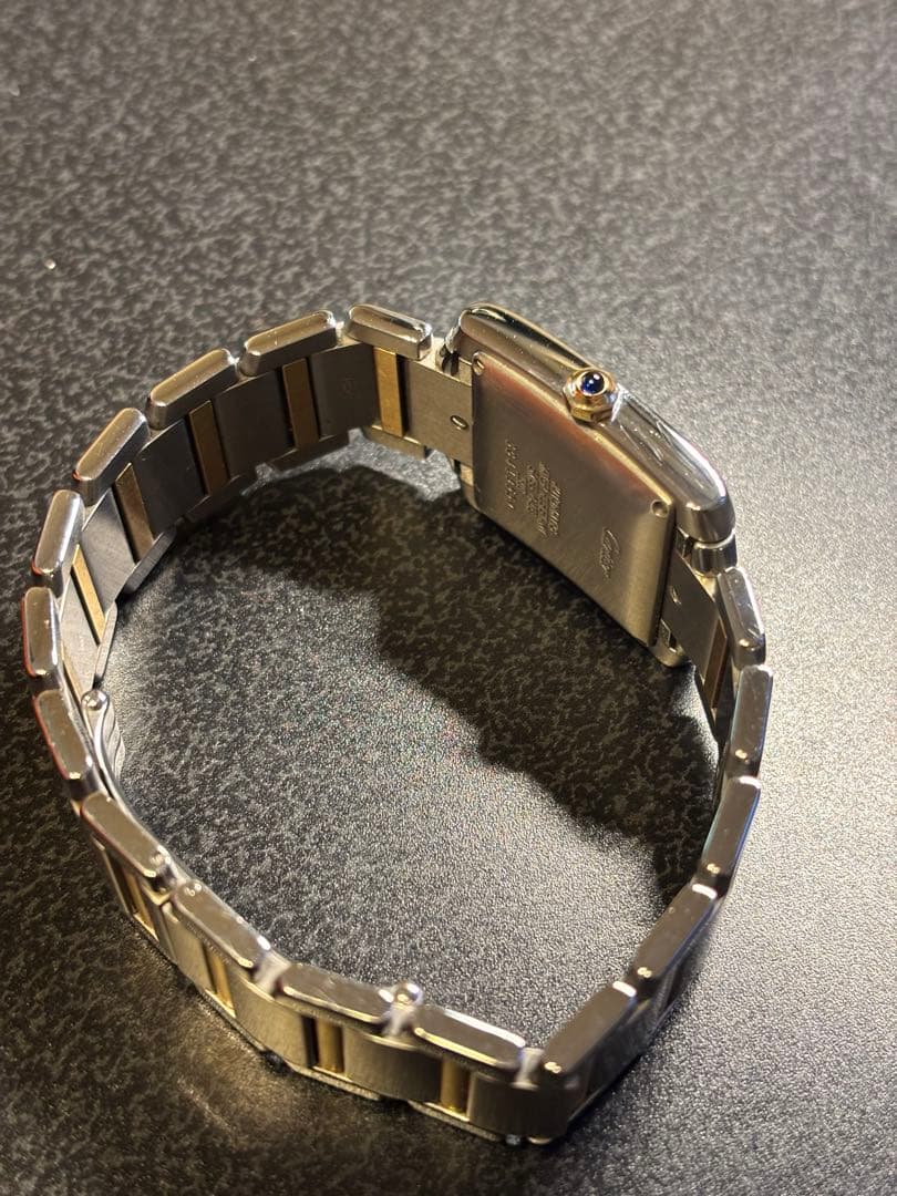 カルティエ タンクフランセーズ LM コンビ W51005Q4 OH済 フルコマ