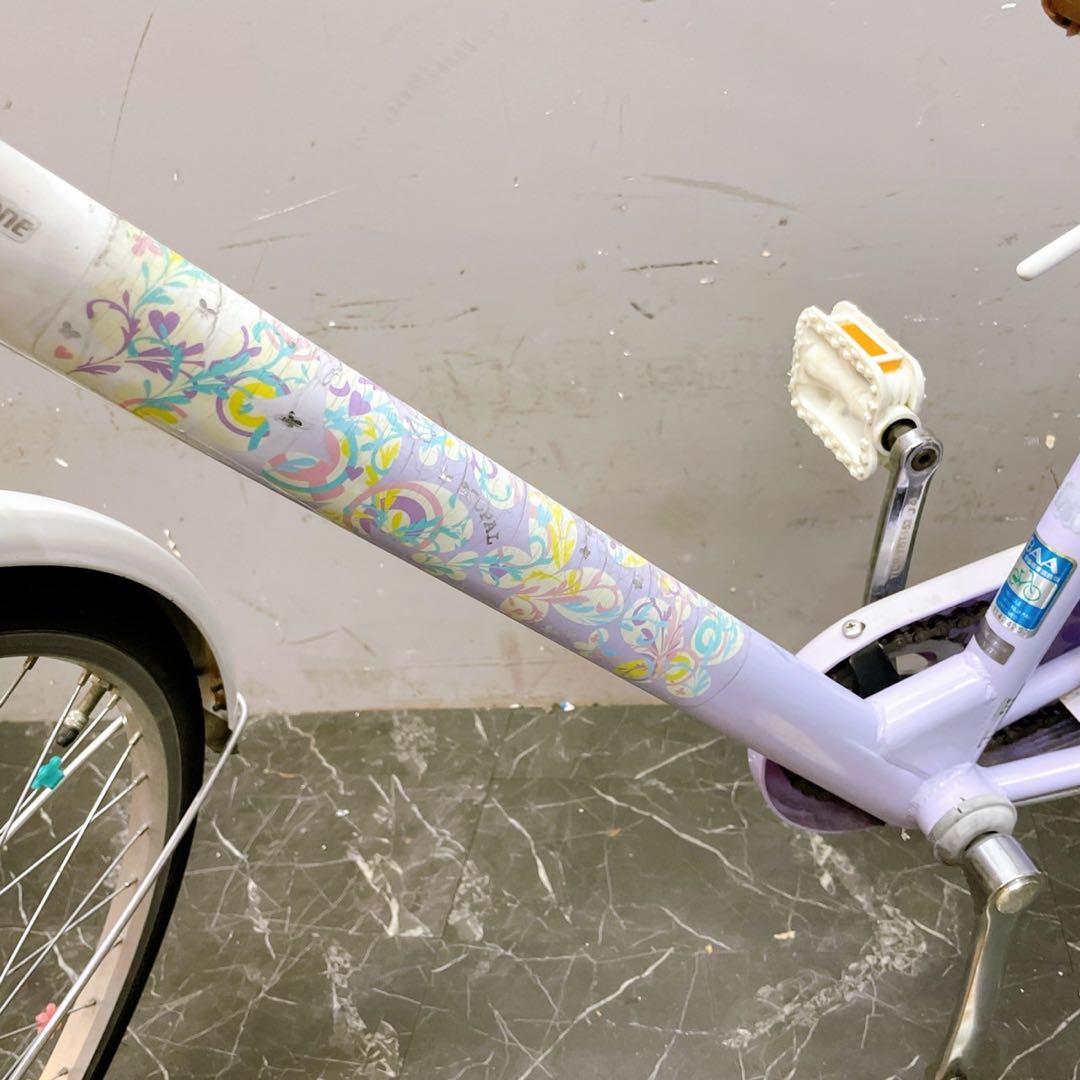 【391】《関西 引き取り》子供用自転車 ブリヂストン ECOPAL パープル