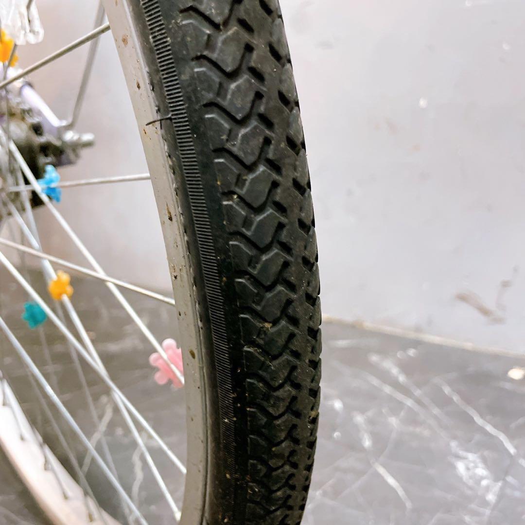 【391】《関西 引き取り》子供用自転車 ブリヂストン ECOPAL パープル