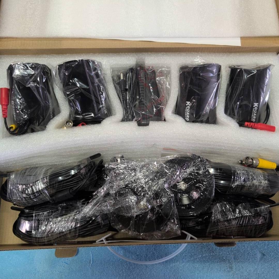 【K-GUARD】防犯カメラ録画装置セット 未使用ですが長期保管品★東京/大田区