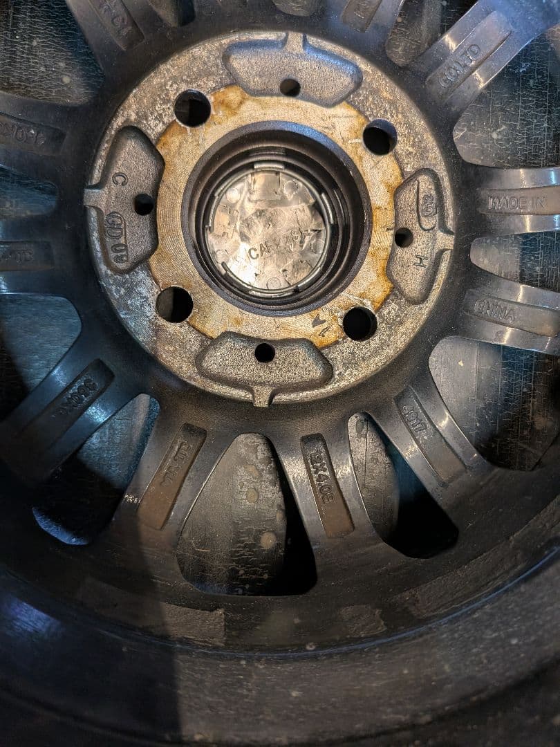 軽トラ用アルミホイール12インチ4J4本セット