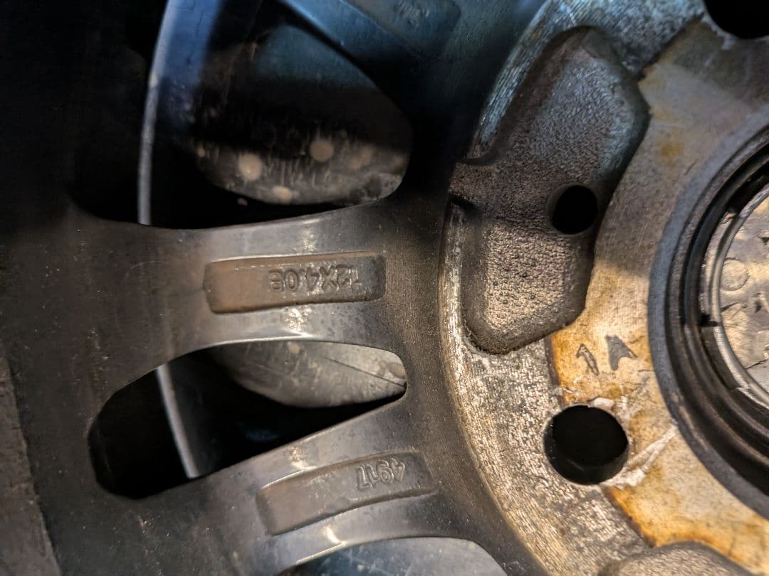 軽トラ用アルミホイール12インチ4J4本セット