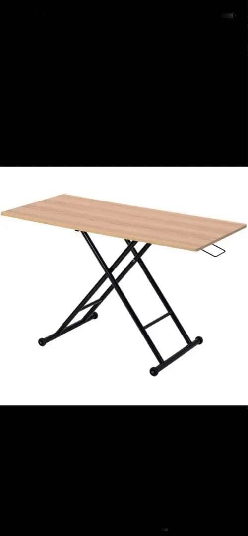 【新品 未使用 送料込み】ガス圧昇降式テーブル