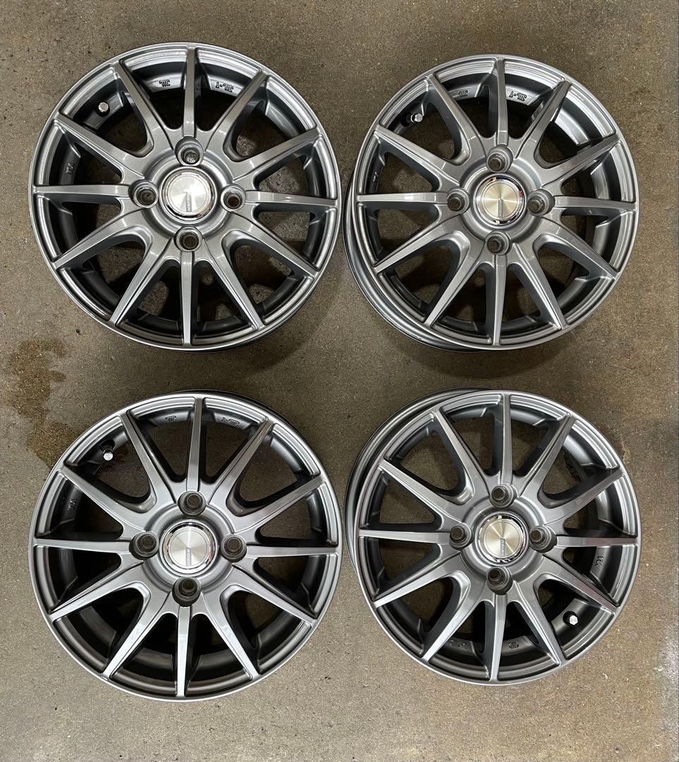 社外アルミホイール WEZEN 13×4.0J 100 4H 42 4本