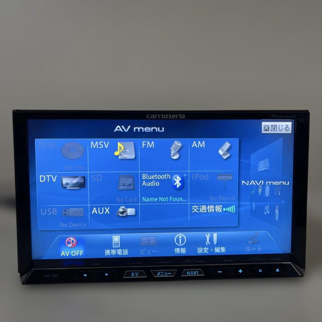 パイオニアカーナビゲーションシステム AVIC-ZH07