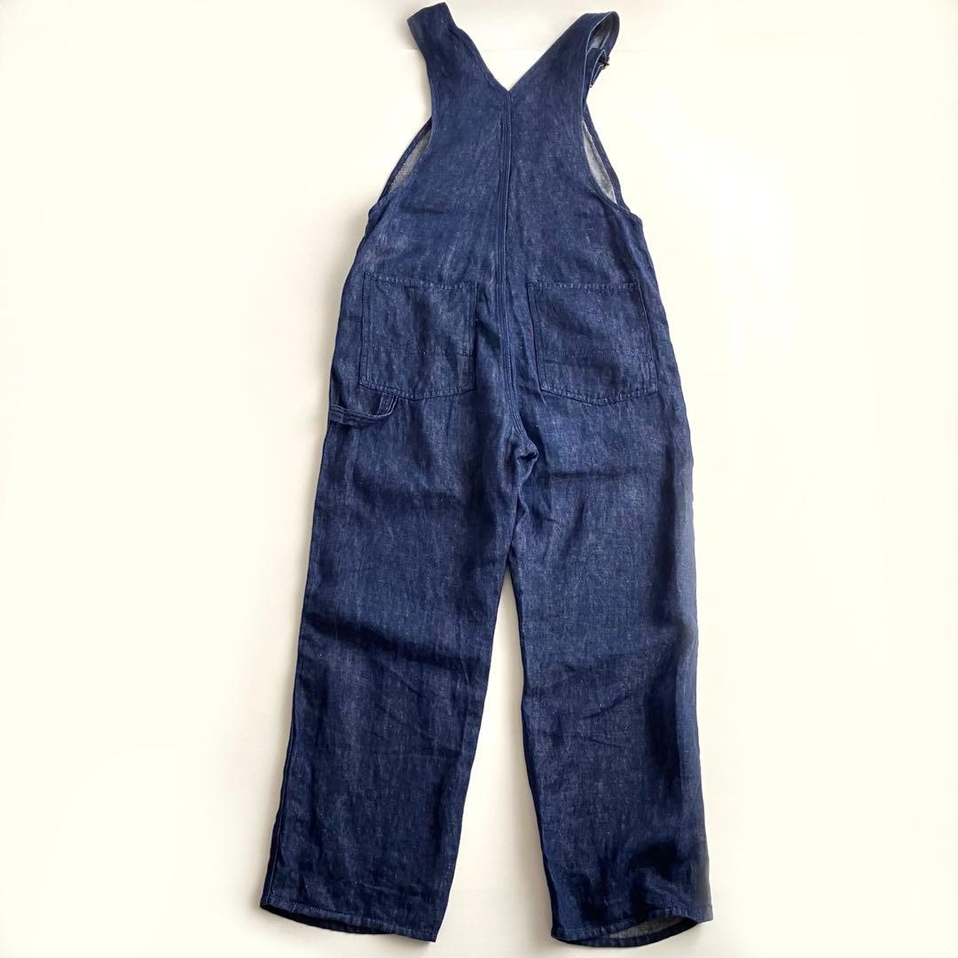 美品✨RHC ロンハーマン リネン サロペット インディゴ　オーバーオール　XS