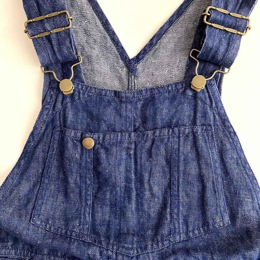 美品✨RHC ロンハーマン リネン サロペット インディゴ　オーバーオール　XS