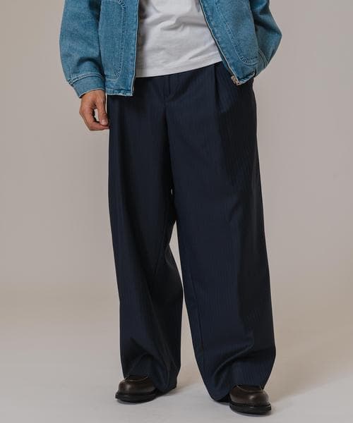 EDIFICE LA BOUCLE Loro Piana ワイドパンツ