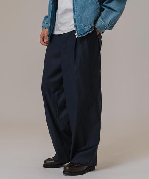 EDIFICE LA BOUCLE Loro Piana ワイドパンツ