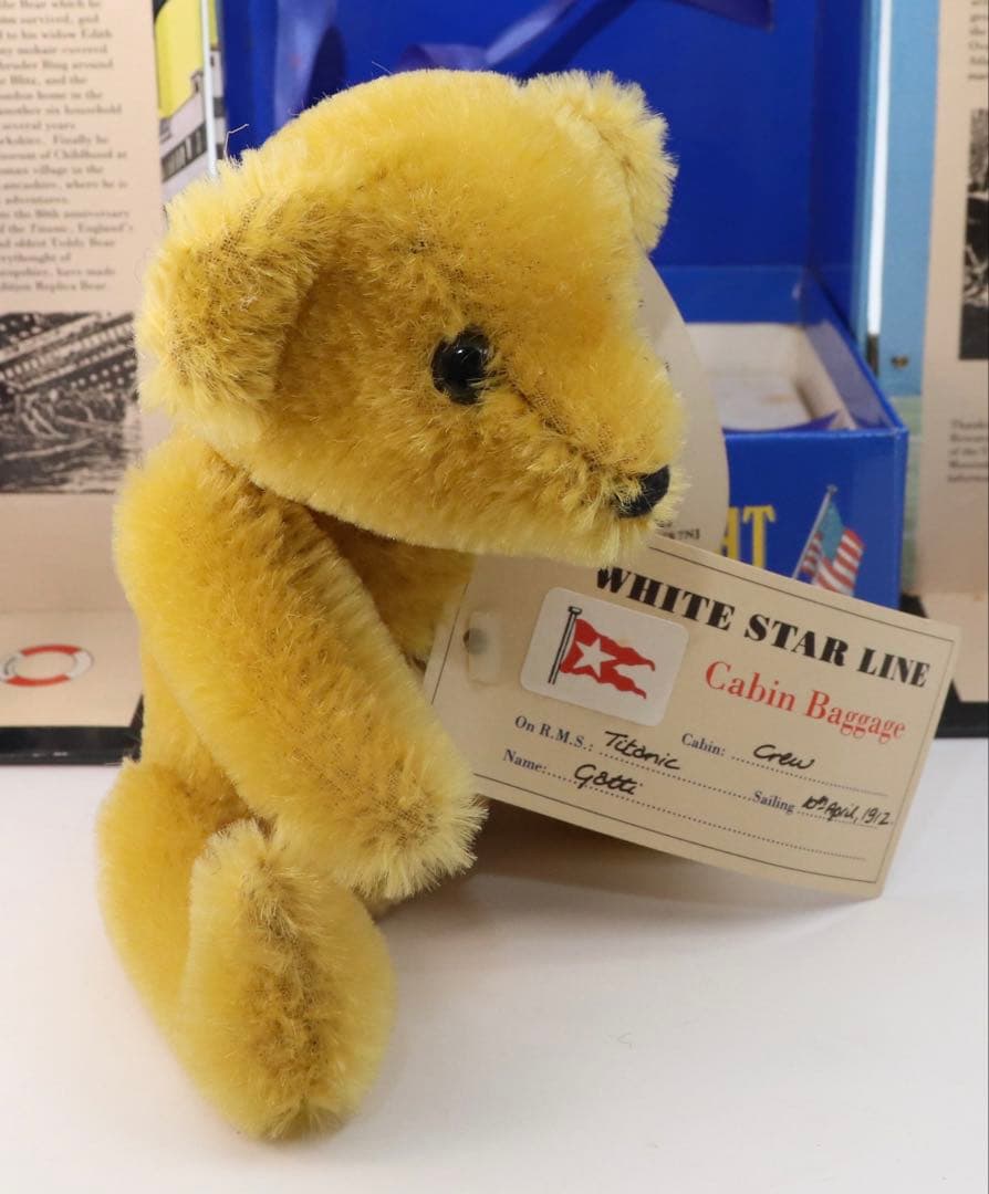 Merrythought タイタニックベア 限定版NO，0002 / 5,000